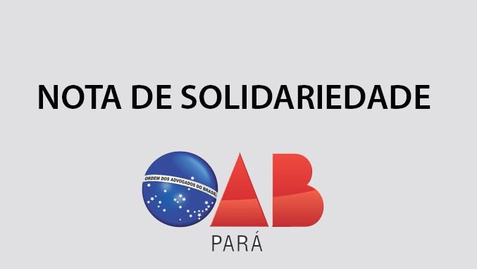 Nota de Solidariedade